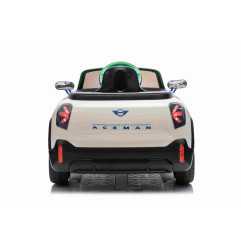 Vaikiškas Elektromobilis Mini Concept Aceman, Baltas - 2