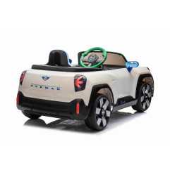 Vaikiškas Elektromobilis Mini Concept Aceman, Baltas - 3