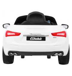Vaikiškas Elektromobilis Maserati Ghibli New, Baltas