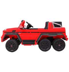 Vaikiškas Elektromobilis Mercedes G63 6x6 MP4, Raudonas
