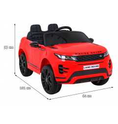 Vaikiškas Elektromobilis Range Rover Evoque, Raudonas