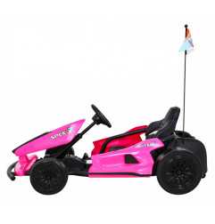 Vaikiškas Elektrinis kartingas SPEED 7 DRIFT KING, Rožinis