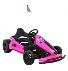Vaikiškas Elektrinis kartingas SPEED 7 DRIFT KING, Rožinis
