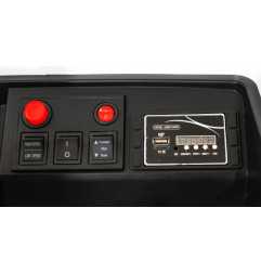 Vaikiškas elektrinis sunkvežimis Fire Truck, Raudonas