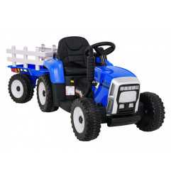 Vaikiškas Elektrinis Traktorius su priekaba BLOW, Mėlynas
