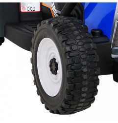 Vaikiškas Elektrinis Traktorius su priekaba BLOW, Mėlynas