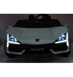 Vaikiškas Elektromobilis Lamborghini Revuelto XL, Baltas - 14