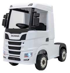 Vaikiškas Elektrinis sunkvėžimis Scania R-SERIE, Baltas