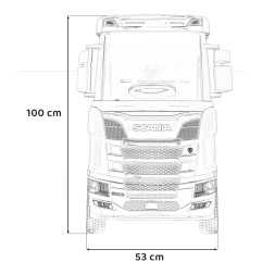 Vaikiškas Elektrinis sunkvėžimis Scania R-SERIE, Rožinis