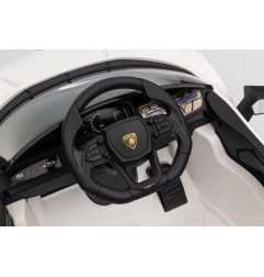 Vaikiškas elektromobilis Lamborghini Revuelto, Baltas