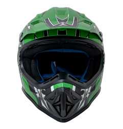 "Enduro" motociklininko šalmas žalias S