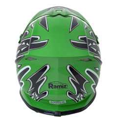 "Enduro" motociklininko šalmas žalias S