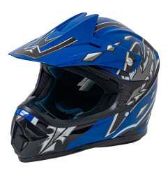 "Enduro" motociklininko šalmas Mėlynas M