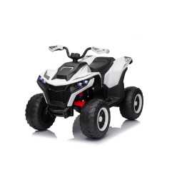 Vaikiškas elektrinis keturratis Quad Fast, Baltas