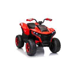Vaikiškas elektrinis keturratis Quad Fast, Raudonas