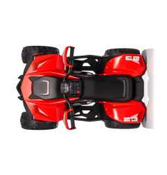 Vaikiškas elektrinis keturratis Quad Fast, Raudonas