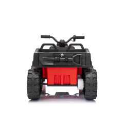 Vaikiškas elektrinis keturratis su priekaba TX ATV, Raudonas
