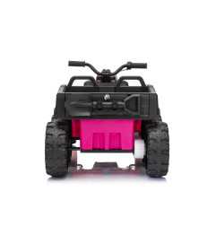 Vaikiškas elektrinis keturratis su priekaba TX ATV, Rožinis