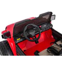 Vaikiškas Elektromobilis Extreme Sport 4x4, Raudonas
