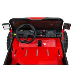 Vaikiškas Elektromobilis Extreme Sport 4x4, Raudonas