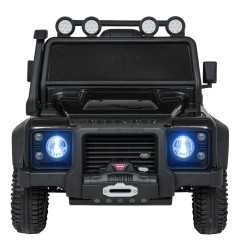 Vaikiškas elektromobilis Land Rover Defender 110 SVX Concept, Juodas