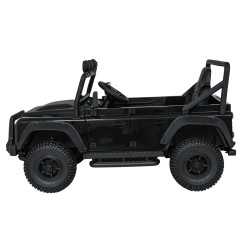 Vaikiškas elektromobilis Land Rover Defender 110 SVX Concept, Juodas