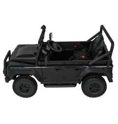 Vaikiškas elektromobilis Land Rover Defender 110 SVX Concept, Juodas