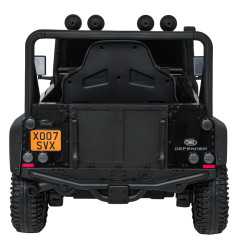 Vaikiškas elektromobilis Land Rover Defender 110 SVX Concept, Juodas