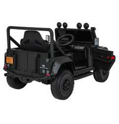 Vaikiškas elektromobilis Land Rover Defender 110 SVX Concept, Juodas