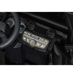 Vaikiškas elektromobilis Land Rover Defender 110 SVX Concept, Juodas