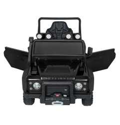 Vaikiškas elektromobilis Land Rover Defender 110 SVX Concept, Juodas