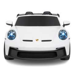 Vaikiškas elektromobilis Porsche 911 GT3, Baltas