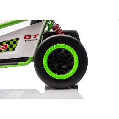 Vaikiškas elektrinis kartingas su drifto funkcija Tornado, Žalias