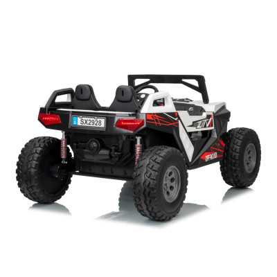 Elektrinis vaikiškas bagis RTR Monster Speed 4x4, Baltas