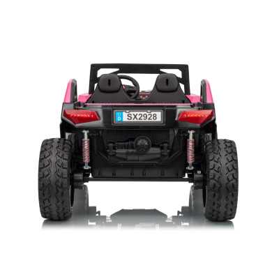 Elektrinis vaikiškas bagis RTR Monster Speed 4x4, Rožinis