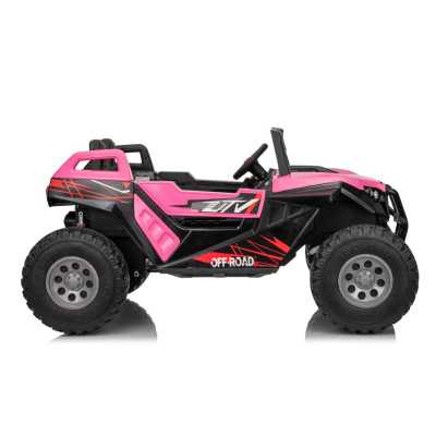 Elektrinis vaikiškas bagis RTR Monster Speed 4x4, Rožinis