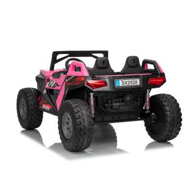 Elektrinis vaikiškas bagis RTR Monster Speed 4x4, Rožinis