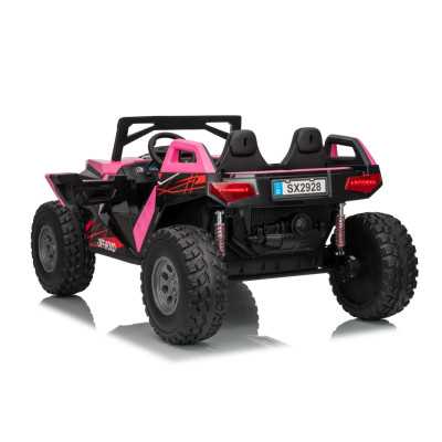 Elektrinis vaikiškas bagis RTR Monster Speed 4x4, Rožinis