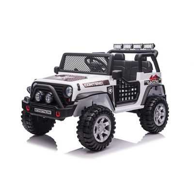 Vaikiškas elektromobilis Jeep BEAST 4x4, Baltas