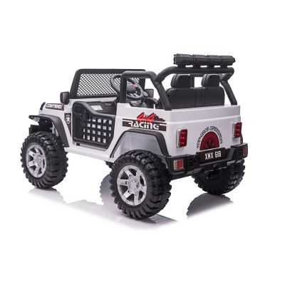 Vaikiškas elektromobilis Jeep BEAST 4x4, Baltas