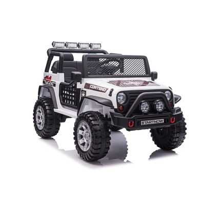 Vaikiškas elektromobilis Jeep BEAST 4x4, Baltas