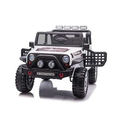 Vaikiškas elektromobilis Jeep BEAST 4x4, Baltas