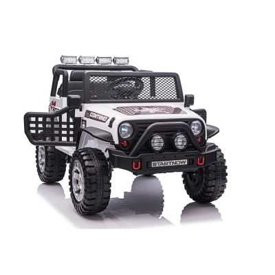Vaikiškas elektromobilis Jeep BEAST 4x4, Baltas