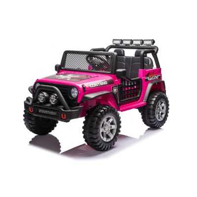 Vaikiškas elektromobilis Jeep BEAST 4x4, Rožinis
