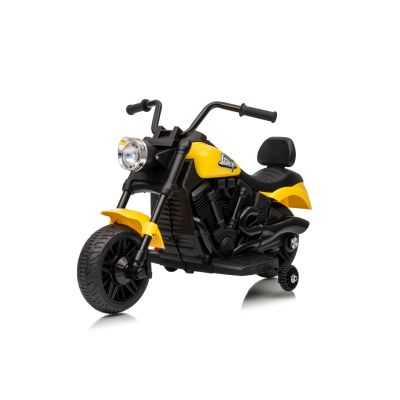 Vaikiškas elektrinis motociklas STAR, Geltonas