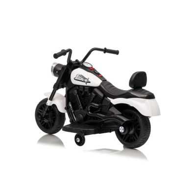 Vaikiškas elektrinis motociklas STAR, Baltas