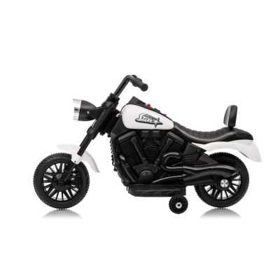 Vaikiškas elektrinis motociklas STAR, Baltas