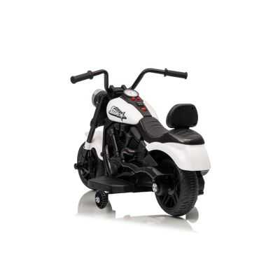 Vaikiškas elektrinis motociklas STAR, Baltas