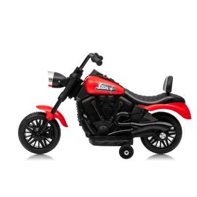 Vaikiškas elektrinis motociklas STAR, Raudonas