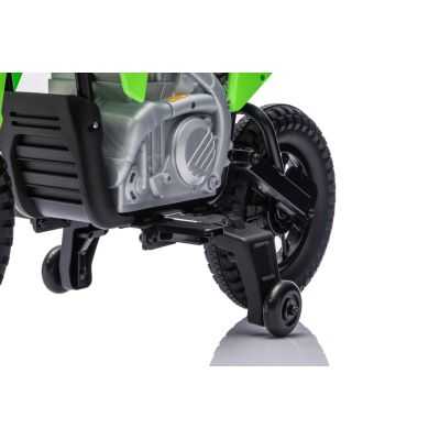 Vaikiškas elektrinis motociklas HONDA CFR450R, Žalias